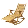 Liegestuhl Sonnenliege Gartenliege klappbar Bambus Produktbild-Vorschau 3