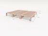 Gigapur G56 Massivholz-Bett 240x200 cm – Kiefer Natur Produktbild-Vorschau 6