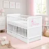 Baby-Delux Babybett Gitterbett Kinderbett Natalie Princess Produktbild-Vorschau 1
