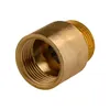 Messing Gewinde-Fitting Hahnverlängerung IG/AG 3/4' (DN 20) Produktbild-Vorschau 2