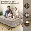 A family sitting on an inflatable mattress. Produktbild-Vorschau