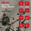 Maclean fietsenhouder / wandhouder, horizontaal, staal, Productafbeelding-voorbeeld 2