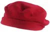Kopka Steg-Baskenmütze aus reinem Cashmere in rot