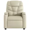 vidaXL Fauteuil relax électrique Crème similicuir Voir les images du produit 10