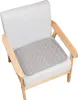 A close-up, high-angle shot of a cooling mat placed on a chair cushion. Produktbild-Vorschau