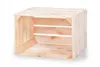 A wooden crate is shown against a white background. Produktbild-Vorschau