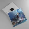 Wanduhr - Quadrat - Glasuhr - Meer Segelboot - 30x30cm - Produktbild-Vorschau 2