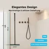 Sanova Luxury Shower Squeegee - Stainless - Black - Produktbild-Vorschau 12