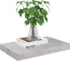 vidaXL Závěsné police 2 ks. Betonově šedá 40x23x3,8 cm MDF Náhled obrázku produktu 3