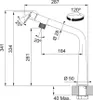 Franke Icon Armatur 115.0625.186 Edelstahl Optik Hochdruck Produktbild-Vorschau 2