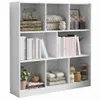 BÜCHERREGAL, Standregal, Kommode, 8 Einlegeböden, weiß Produktbild-Vorschau 1
