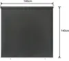 SWANEW Vertikálna markíza 140 x 140 cm Balkónová markíza Náhľad obrázku produktu 2