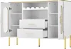 MODFU  Sideboard Beistellschrank mit Glasfronten und Produktbild-Vorschau 9