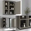 Koupelnová skříňka se zrcadlem Vicco Joli Greige 60 x 60 cm Náhled obrázku produktu 5