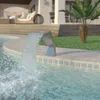vidaXL Pool-Wasserfall Edelstahl 64x30x52 cm Silbern Produktbild-Vorschau 12