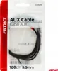 AMiO MOCNY KABEL AUX MINI JACK 3,5MM OPLOT 100CM Podgląd zdjęcia produktu 7