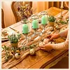 Chandelier Glamour Argent Verre Communion Photophore Grande Voir les images du produit 12