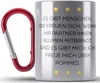 Trendation - Lustige Edelstahl Tasse Karabiner mit Spruch Produktbild-Vorschau 1