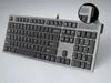 A4Tech KV-300H toetsenbord, USB, QWERTY, zwart/grijs Productafbeelding-voorbeeld 15