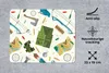MuchoWow® Mauspad Mousepad Bogen - Kugeln - Patronen 23x19 Produktbild-Vorschau 2