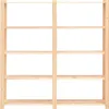 A simple, front-on view of a wooden shelving unit against a white background. Náhled obrázku produktu