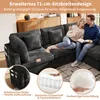 Canapé d'angle XXL en forme de U, modèle modulable pour 8 Voir les images du produit 4