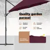 vidaXL parasol Bordeauxrot 372 x 198 x 243 cm Voir les images du produit 3