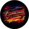 Germany Deutschlandflagge Magnet rund Produktbild-Vorschau 1