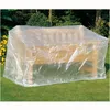 Schutzhülle Abdeckung für Bank Gartenbank 160cm transparent Produktbild-Vorschau 2