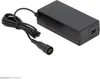 A black e-bike battery charger with a coiled cable and a multi-pin connector. Podgląd zdjęcia produktu