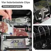 Theo&Cleo Geldkassette abschließbar Kasse mit Münzzählbrett Produktbild-Vorschau 6