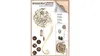 A product shot of a wooden mechanical model pendulum clock, presented on a white background with additional marketing images and text. Produktbild-Vorschau