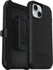 A black OtterBox Defender case for an iPhone is shown with a belt clip attachment. Náhľad obrázku produktu