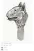 Bull terrier - broche avec clip, porte-numéro de départ, Voir les images du produit 2