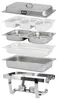 HCB Chafing dish - 2 x 1/2 GN - Edelstahl - 8128 Produktbild-Vorschau 3