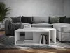 PLATAN ROOM Couchtisch Kaffeetisch weiß 2er Set 90x48x40 Produktbild-Vorschau 1