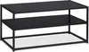 relaxdays 10026947_0 relaxdays Couchtisch Glas schwarz Voir les images du produit 9