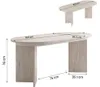 Table repas extensible en bois 160/200 cm "Sorell" - 8 Voir les images du produit 4