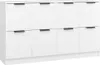 vidaXL Kredensy 2 szt. Biały 60x30x70 cm Materiał Podgląd zdjęcia produktu 2