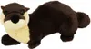 A plush toy otter lying down on a white background. Náhľad obrázku produktu