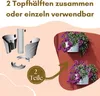 BAMA Blumentopf TULIPANO, 4er-Set, Anthrazit Produktbild-Vorschau 8