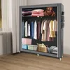 Stoffschrank Tragbarer Kleiderschrank mit Kleiderstangen & Produktbild-Vorschau 2