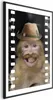 Posterpapier Poster - Monkey in a Hat 40x60 cm Für Kinder Produktbild-Vorschau 1