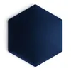 A single dark blue hexagonal wall panel is presented against a white background. Náhled obrázku produktu