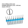 Zestaw 10 mikrofrezów (1,00 mm ) Podgląd zdjęcia produktu 2