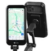 Držák telefonu na řídítka motocyklu 360°, vodotěsný černý Náhled obrázku produktu 1