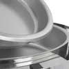Repas Acier inoxydable Chafing Dish, 6 litres, rond, Voir les images du produit 6