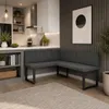 Banc d'angle AKIKO METAL Corner Bench 196x142 droite - Voir les images du produit 2