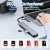USB-C Hub 8-IN-2 Adapter USB 3.0 Verteiler Splitter Produktbild-Vorschau 5