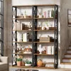 Libreria in stile industriale Tribesigns, altezza 178 cm, 6 Anteprima dell’immagine prodotto 5